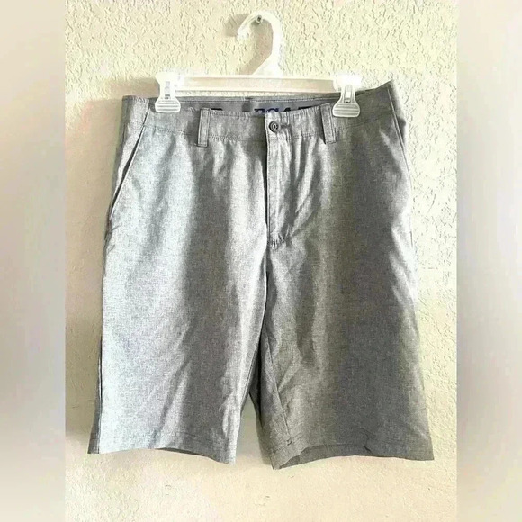 PGA Tour Other - PGA Tour Mens Shorts Gray Flat Front Golf Shorts Sz 32